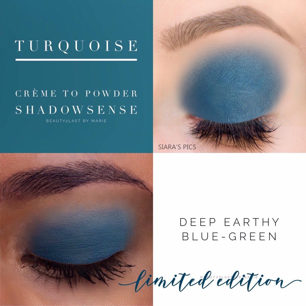 Turquoise ShadowSense Eyeshadow Cream to Powder New Sealed Matte Finish